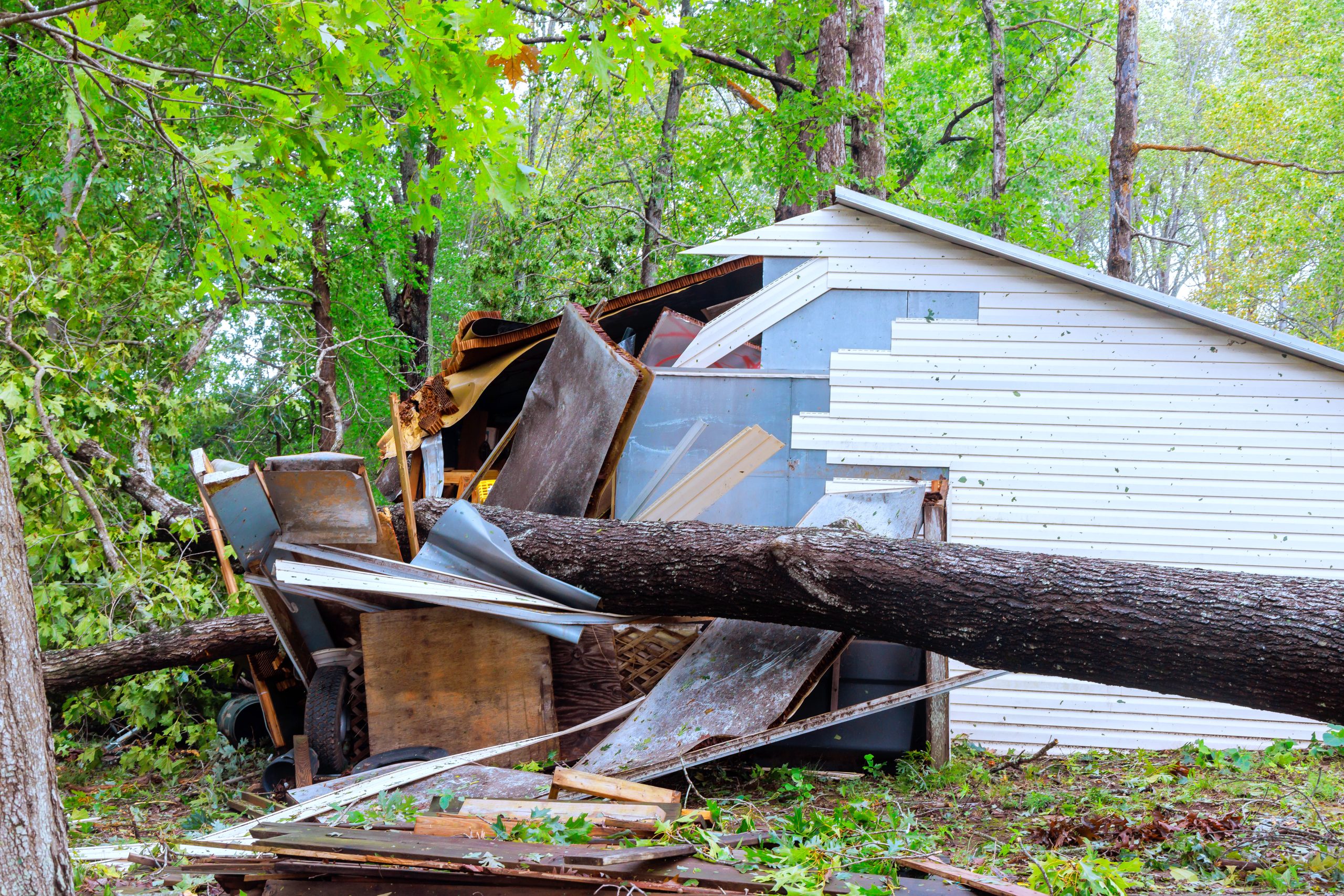 storm damage restoration in crystal falls